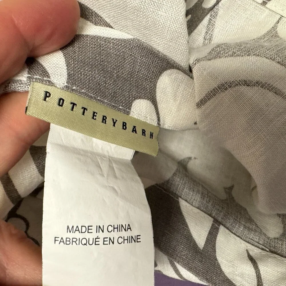 Pottery Barn 100% Linen Standard 20